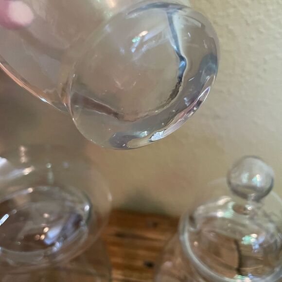 Vintage Libbey Glass Mushroom & Apothecary Vintage Glass Container & Glass Vase - Picture 10 of 15